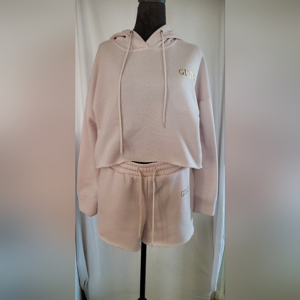 CUSTOM Gold and Cream Short Set. So Soft!!